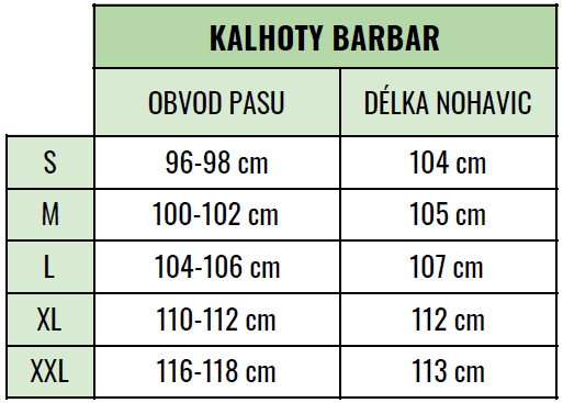 Bojové kalhoty FROGGEAR® BARBAR - vz.95 - Velikost: M