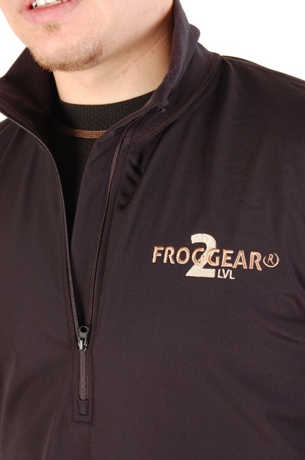 FROGGEAR® Mikina 2LVL Cold Breaker - BLACK - Velikost: L