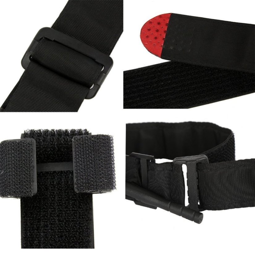 Turniket s kovovým vratidlem, černá (black)