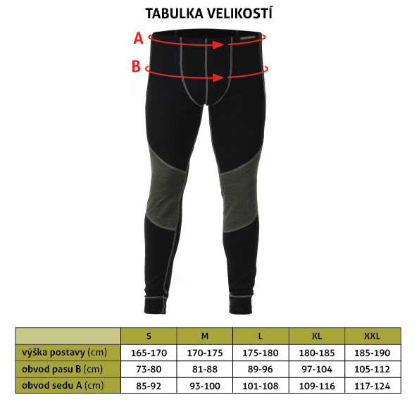 FROGGEAR® Wooler - pánské podvlékací kalhoty do mrazivého počasí