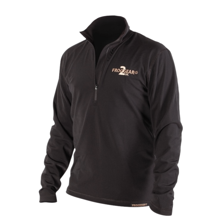 FROGGEAR® Mikina 2LVL Cold Breaker - BLACK - Velikost: L