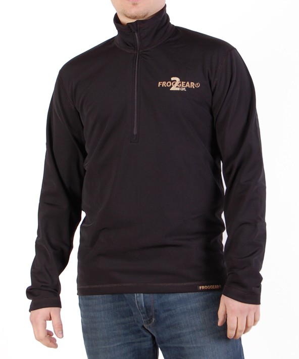 FROGGEAR® Mikina 2LVL Cold Breaker - BLACK - Velikost: L